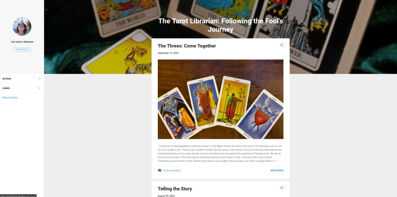 The Tarot Librarian: Following the Fool's Journey